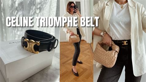 reversible belt celine|celine triomphe belt size comparison.